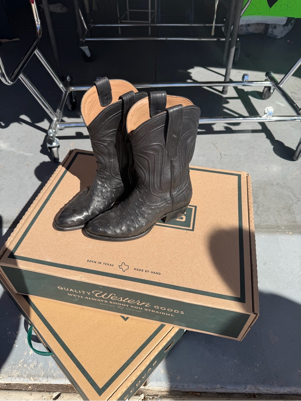 Black Western Cowgirl Boots - Women